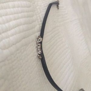 Black Choker with Love in cursive